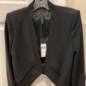 BCBG Lloyd Asymmetrical Open-Front Blazer - Size S